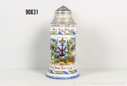 Bayern Reservistenkrug des Einjährig-Freiwilligen Lehmann im 2. Pionier-Bataillon ...