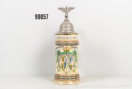 Sachsen Reservistenkrug des Gefreiten Schirach in der 8. Königlich Sächsischen Kompanie ...