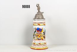 Baden Reservistenkrug des Reservist Bellemann im Infanterie-Regiment Nr. 170, Offenburg ...