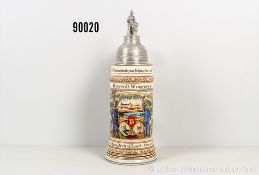 Bayern Reservistenkrug des Reservist Wengenmayer im 15. Infanterie-Regiment Neuburg ...