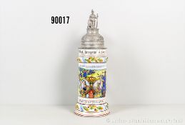 Bayern Reservistenkrug des Gefreiten Peter Heinrich im 2. Infanterie-Regiment München ...