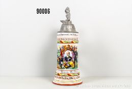 Baden Reservistenkrug des Reservist Günther im Infanterie-Regiment Nr. 112, Mülhausen ...