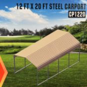 12ft x 20ft Steel Carport (New/Unused)