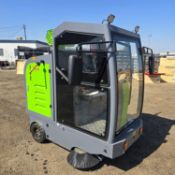 Electric Sweeper W/Pressure Washer, Water Hose, & Mister (New/Unused)