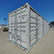 2025 40ft. High Cube Shipping Container w/ 1 End Door & 4 Side Doors (Est. Retail Value ($12,000)...