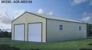 31 FT x 50 FT Heavy Duty Metal Storage Garage (New/Unused)