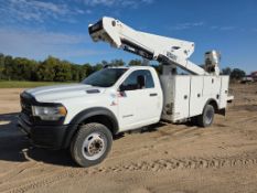 2019 RAM 5500 Bucket Truck with Versalift VST47 Boom - Cummins Diesel - 4X4 - Automatic