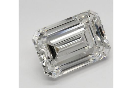 Emerald Cut Diamond F Colour VS2 Clarity 8.45 Carat EX EX - IGI - Image 8 of 11