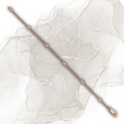 18ct Rose Gold 0.20ct Diamond by the yard Rubover Bracelet