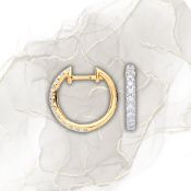 9ct Yellow Gold 0.52ct Diamond Earrings