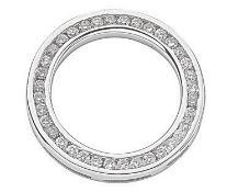 18ct White Gold 0.45ct Diamond Circle Pendant