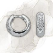 9ct White Gold 0.50ct Diamond Earrings