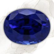 6.00ct Royal Blue Sapphire, Oval Cut