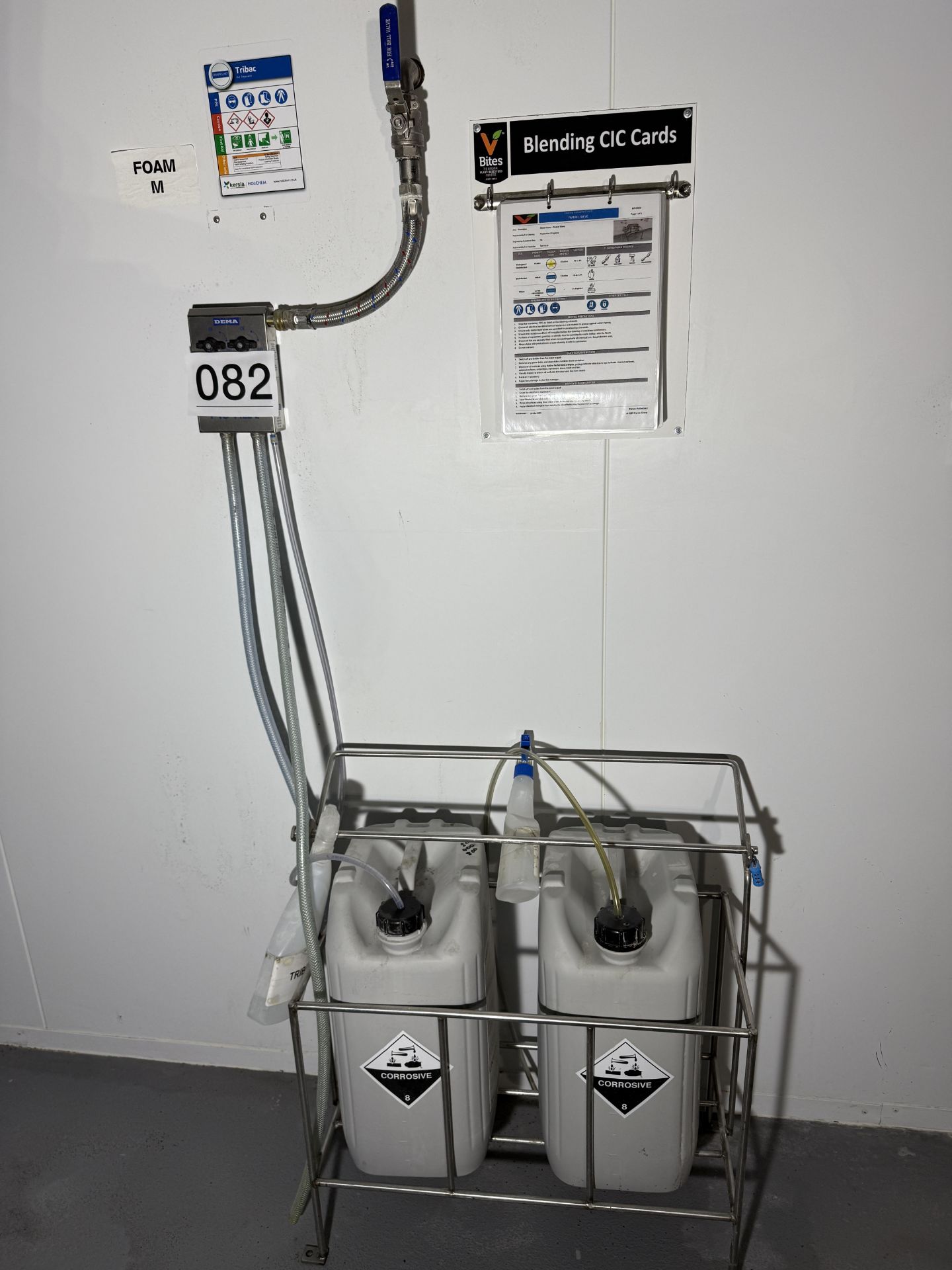 1 x Dema Pro Fill-2 chemical system with storage cage. Cage size approx ...