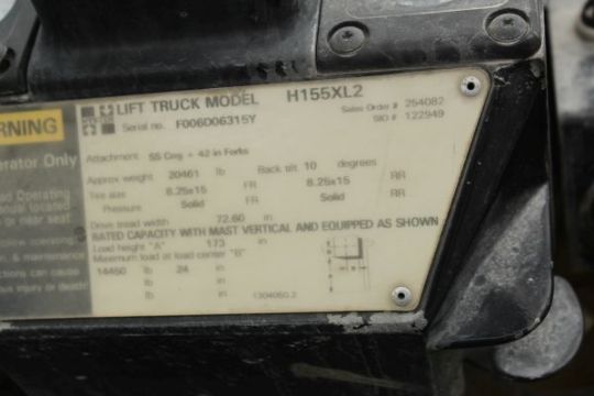 Hyster LT155XL2 - Image 18 of 23