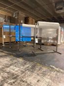 (4) Plastic Dispensing Steel Stands