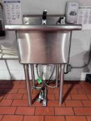 (4) Stainless Steel Sinks w/ Foot Activation Pedal
