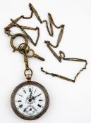 (291) SILBERNE TASCHENUHR