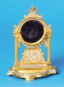 Taschenuhrständer, Metallaufbau mit Schale zum Einlegen einer Taschenuhr oder Sprungdeckeluhr