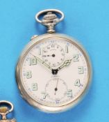 Alpina Alarm, Metalltaschenuhr mit Wecker