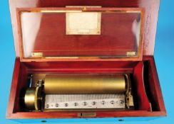 Musikspielautomat mit 12 Melodien und großer Messingstiftwalze