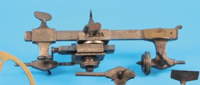 Antike Drehbank mit Kreuzsupport, Eisen