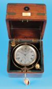 Frühes, kleines Schiffs-Chronometer mit 54-Stunden Gangreserve