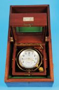 Marinechronometer mit Transport-Übergehäuse