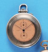 Universal Genève Compur, Art Deco Frackuhr mit Schaltrad-Chronograph