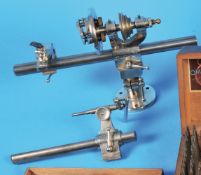 2 Wangen für Drehmaschinen mit Planscheibe und Reitstock