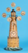 Junghans Schaufenster-Uhr, Leuchtturm mit Weltzeitangaben
