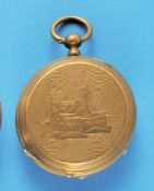 Vergoldete Taschenuhr, M.J.Tobias Liverpool