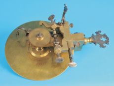 Antike Augsburger Räderschneid-Maschine, sign. und datiert Mathias Bramhofer in Augsburg