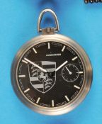 Chronometer - Stahl-Frackuhr mit Wappen von Stuttgart auf Zifferblatt