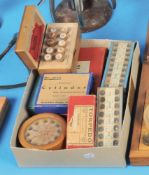 Konvolut mit Zylinder, Bügelfutter, Unruhwellen