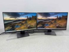 2no. Dell P2319H 23” Flat Panel Monitors 100-240v, With Power Supplies, Display Ports Not Included