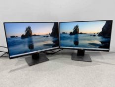2no. Dell P2219H 22” Flat Panel Monitors 100-240v, With Power Supplies, Display Ports Not Included