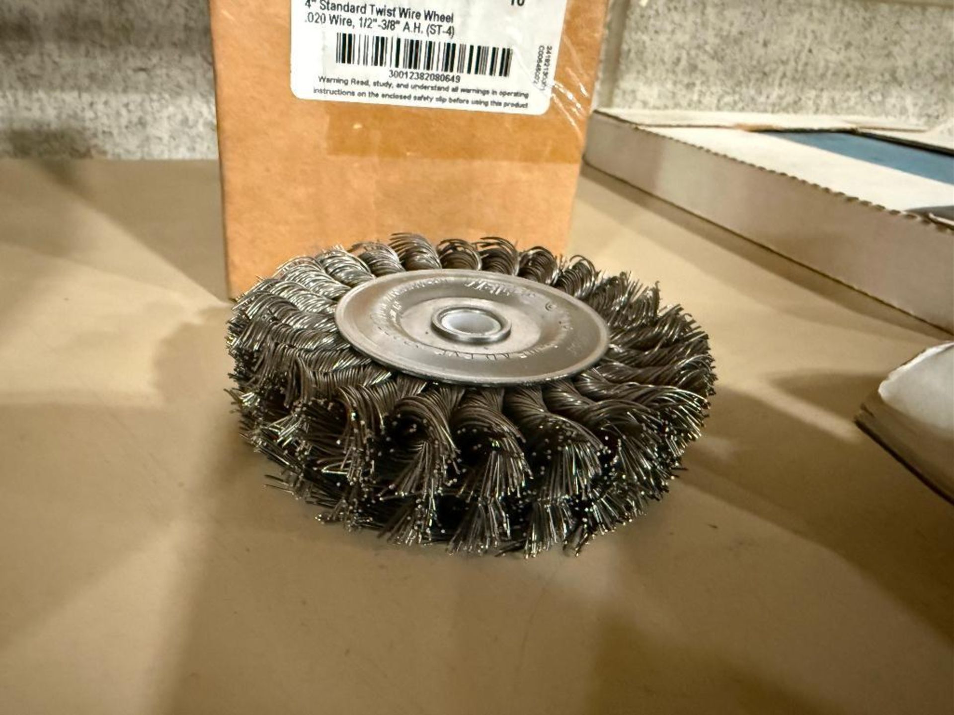 Lot of (10) Weiler 4” Standard Twist Wire Wheels - Image 2 of 4