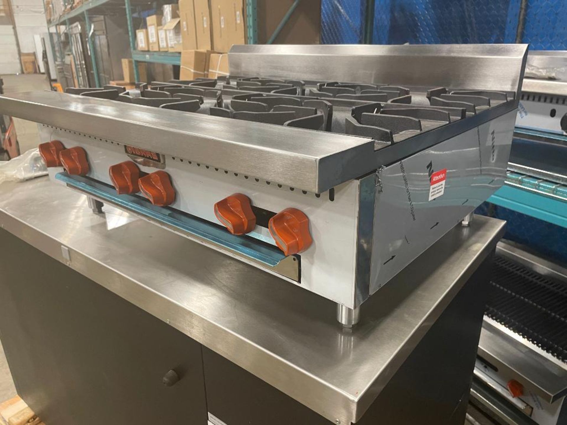 NEW SIERRA HP636 6-BURNER GAS COUNTERTOP HOT PLATE - Image 8 of 17