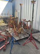 Lot of (100+) Assorted Pipe Stands
