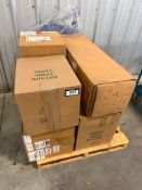 Pallet of (6) Boxes of Air Filters and (1) Box of Conveyor Belt