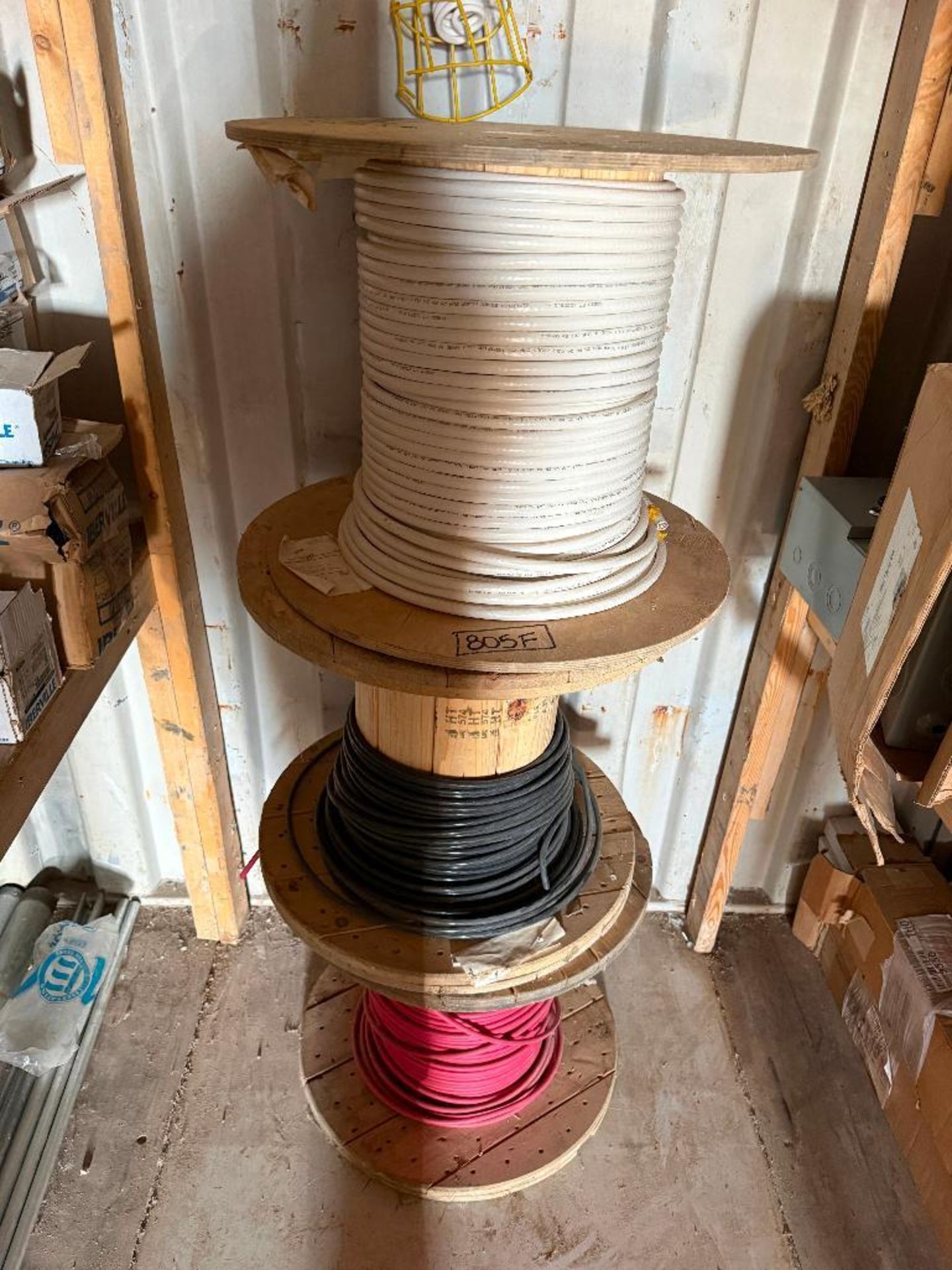 Lot of (3) Asst. Spools of Wire. *Must Be Removed By Monday November 17 ...