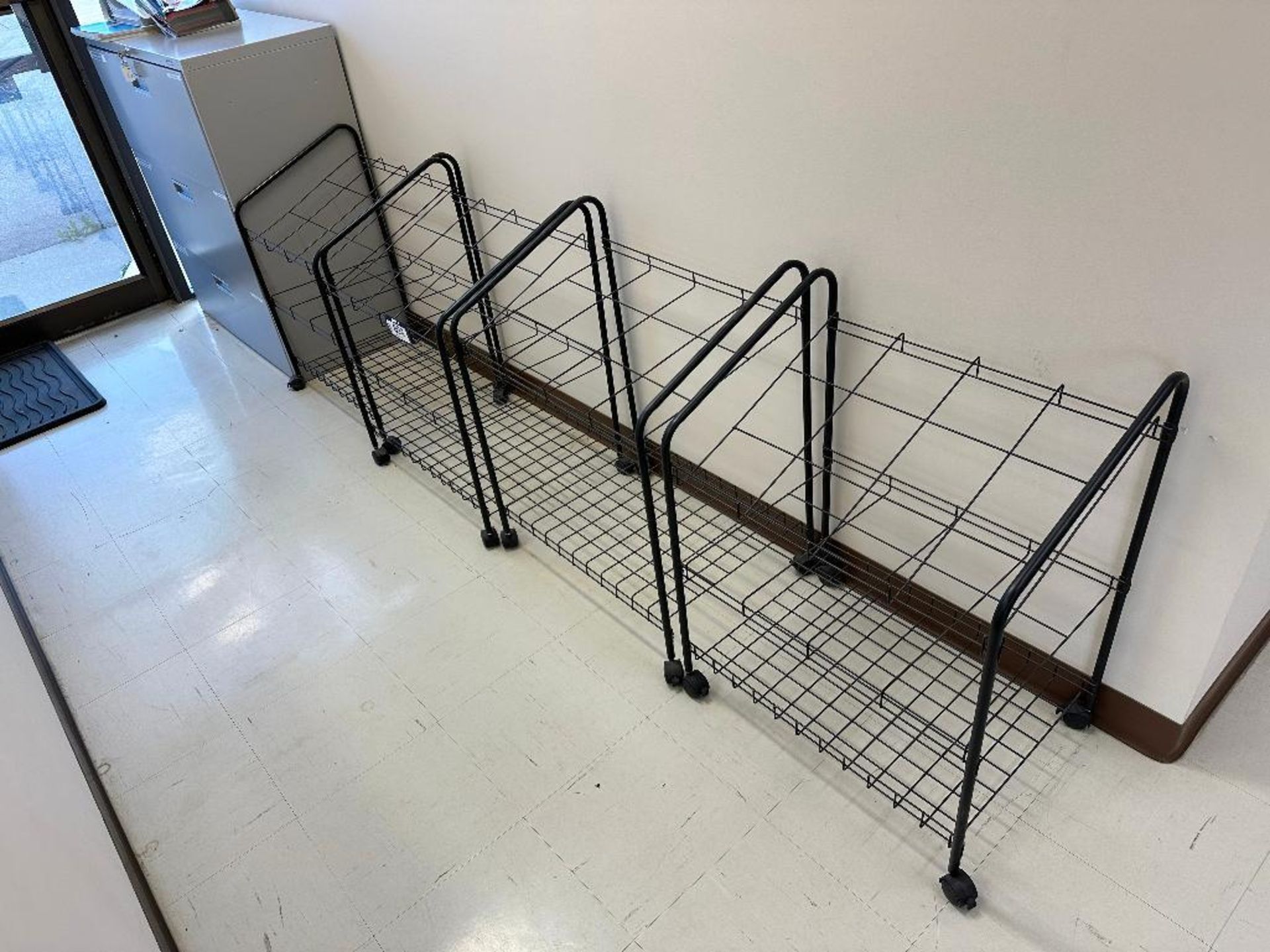 Lot of (4) Asst. Wire Frame Racks