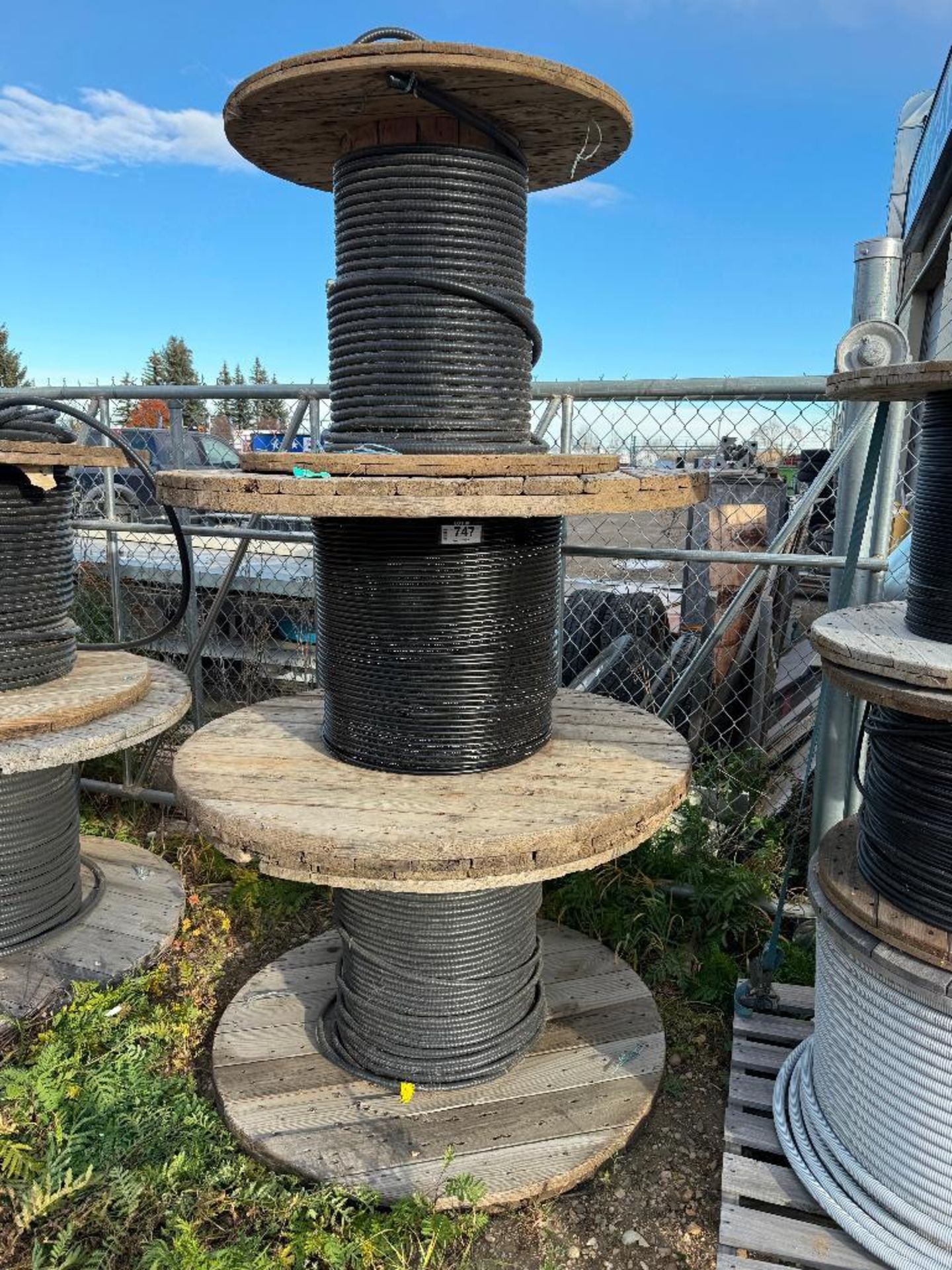 Lot of (3) Spools of Asst. Wire w/ Teck Cable