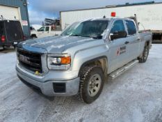2014 GMC Sierra Crew Cab Pick-Up Truck, 118,565 kms showing, VIN #: 3GTU2TEC6EG326016