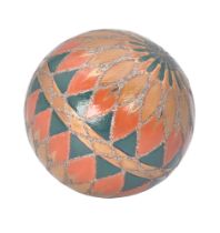 ΩOSHITA YOSHIKO (KOEN, BORN 1967) A POLYCHROME LACQUER NETSUKE IN THE FORM OF AN ITOMARI