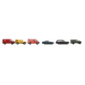A collection of N gauge model vehicles