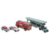 Quantity of loose die-cast vehicles, including Dinky, Corgi, and Lesney