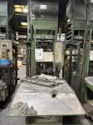 20 tonne hydraulic purpose built presses for inhouse production c/w Infeed Tables