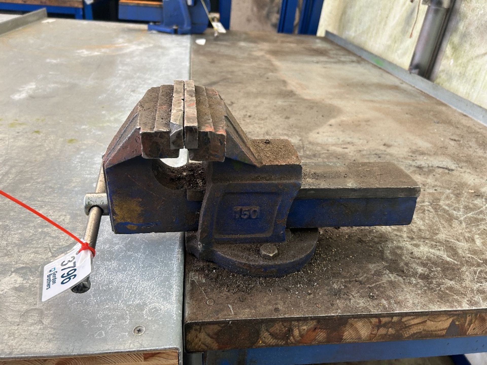 Steel Topped Workbench With Locker & Draper 150mm ViceApproximate ...